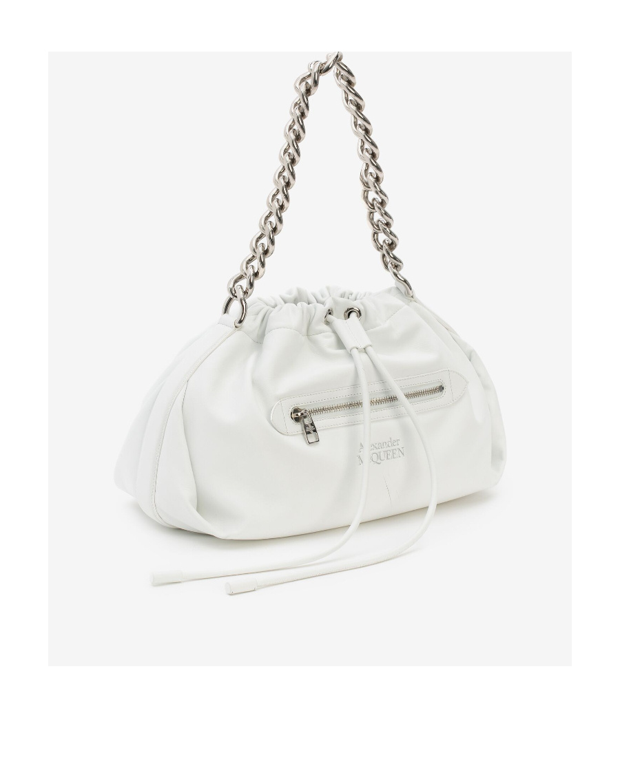 Alexander Mcqueen The-ball-bundle-bag In White