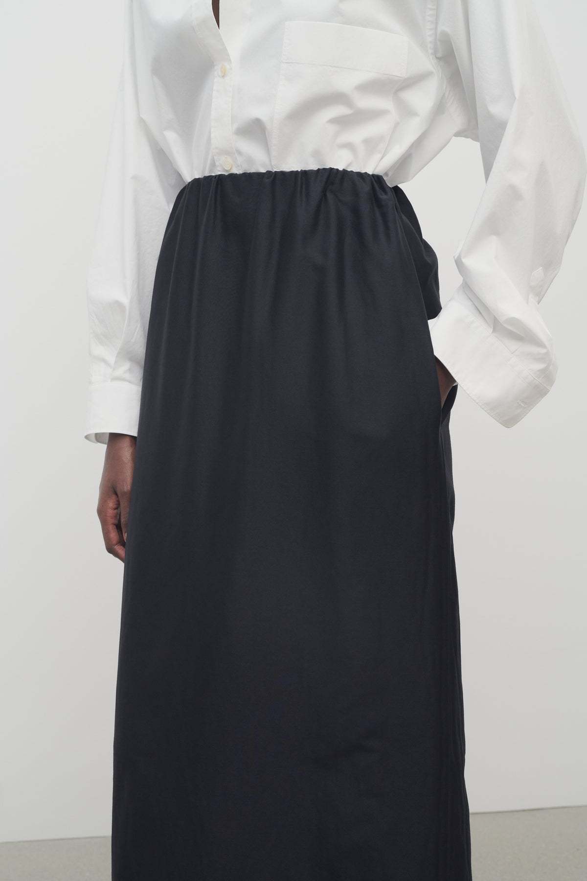 The Row Saul Skirt In Cotton And Silk