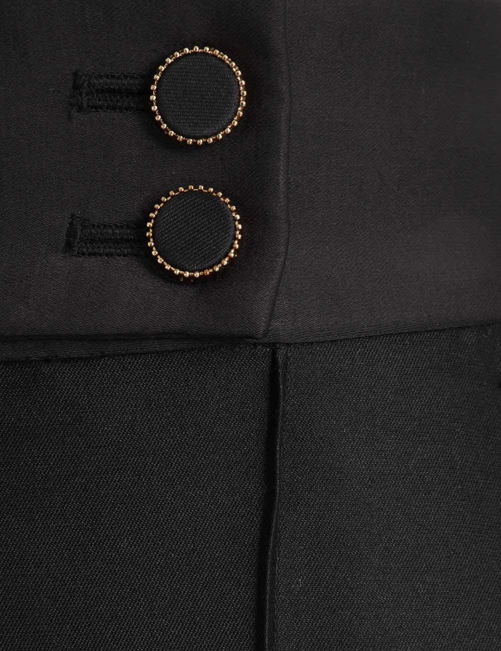 Zimmermann Luminosity Tuxedo Pant In Black In Black