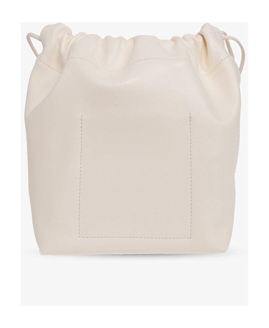 Jil Sander Drawstring-fastening Shoulder Bag In White