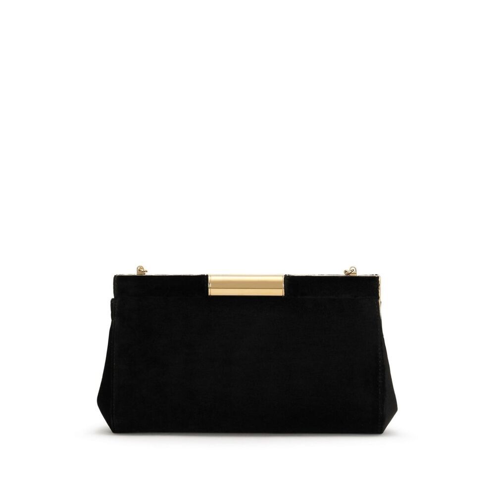 Dolce & Gabbana Zipper Shoulder Bag In Black