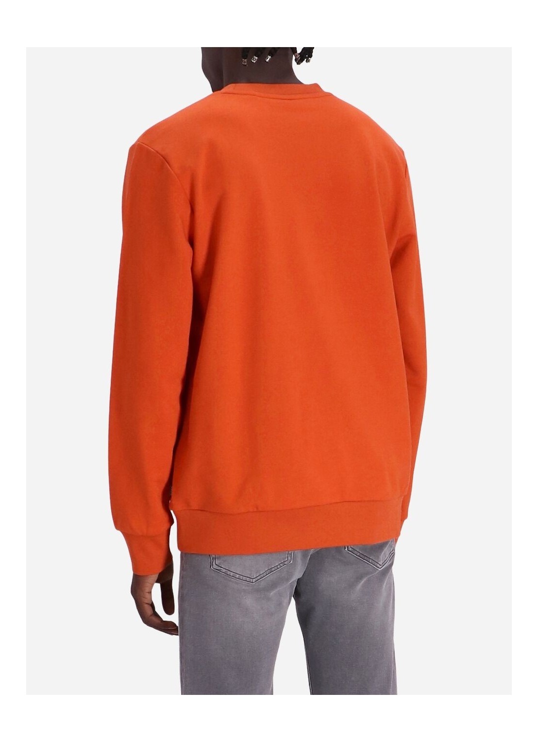 HUGO BOSS LOGO-PRINT ORGANIC COTTON SWEATSHIRT 