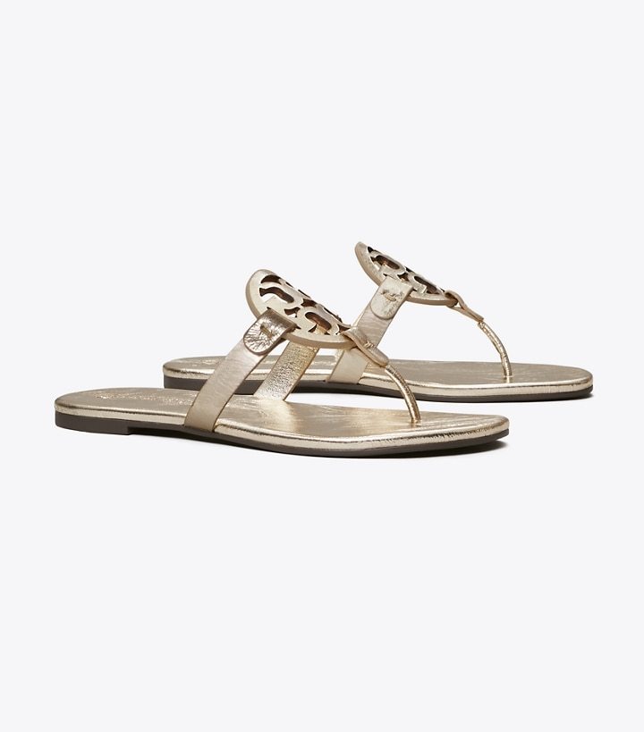 Shop Tory Burch Logo T-shirt In Nude