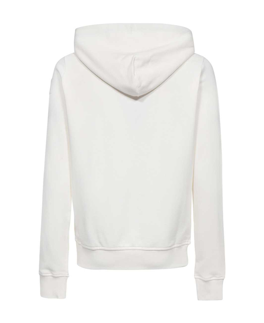 Rick Owens Jumbo Jason Cotton Hoodie In White