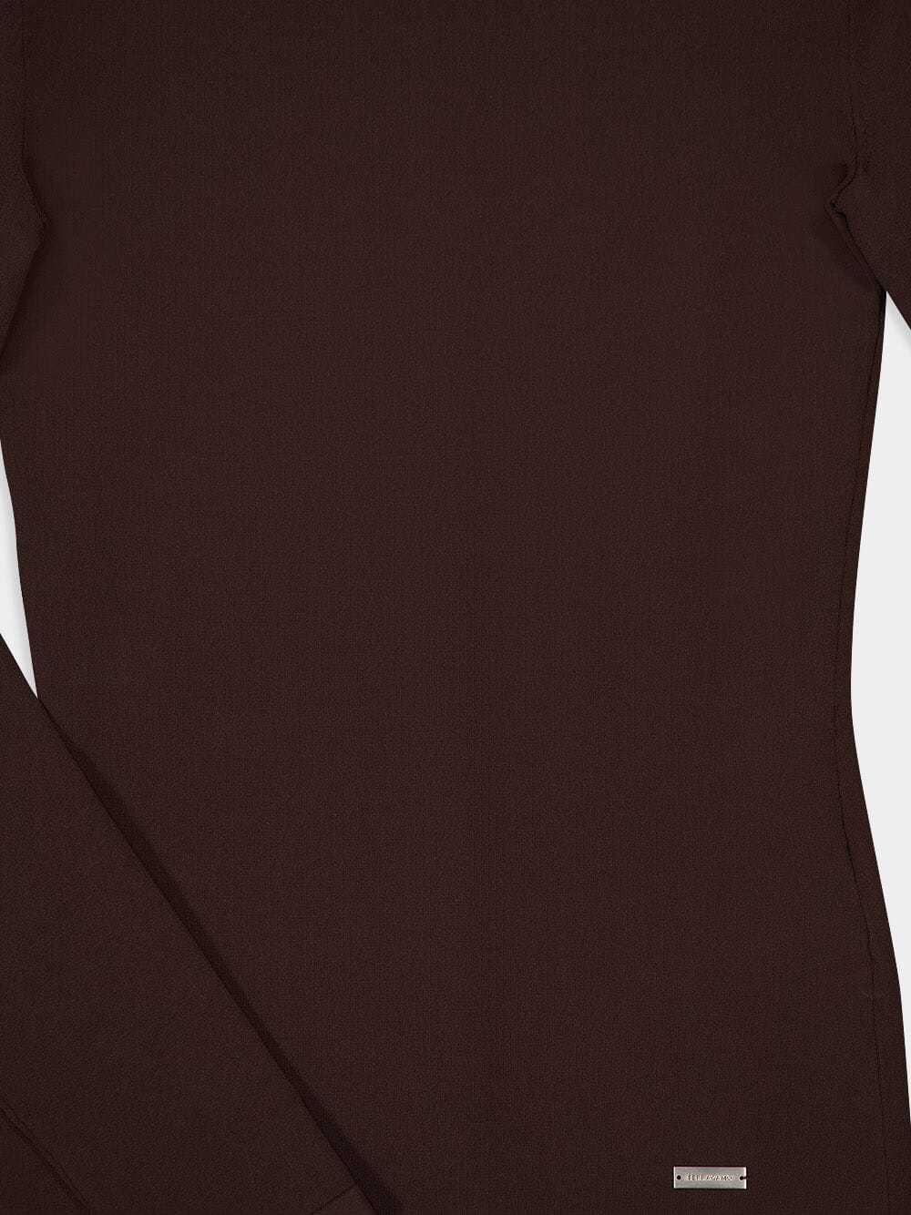 Ferragamo Jersey Turtleneck In Black