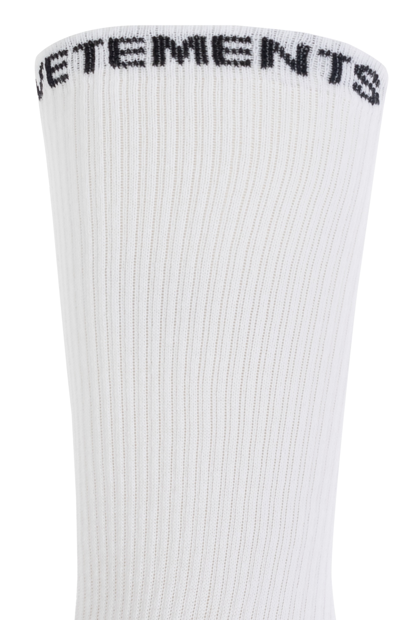 Vetements Socks With Logo In White