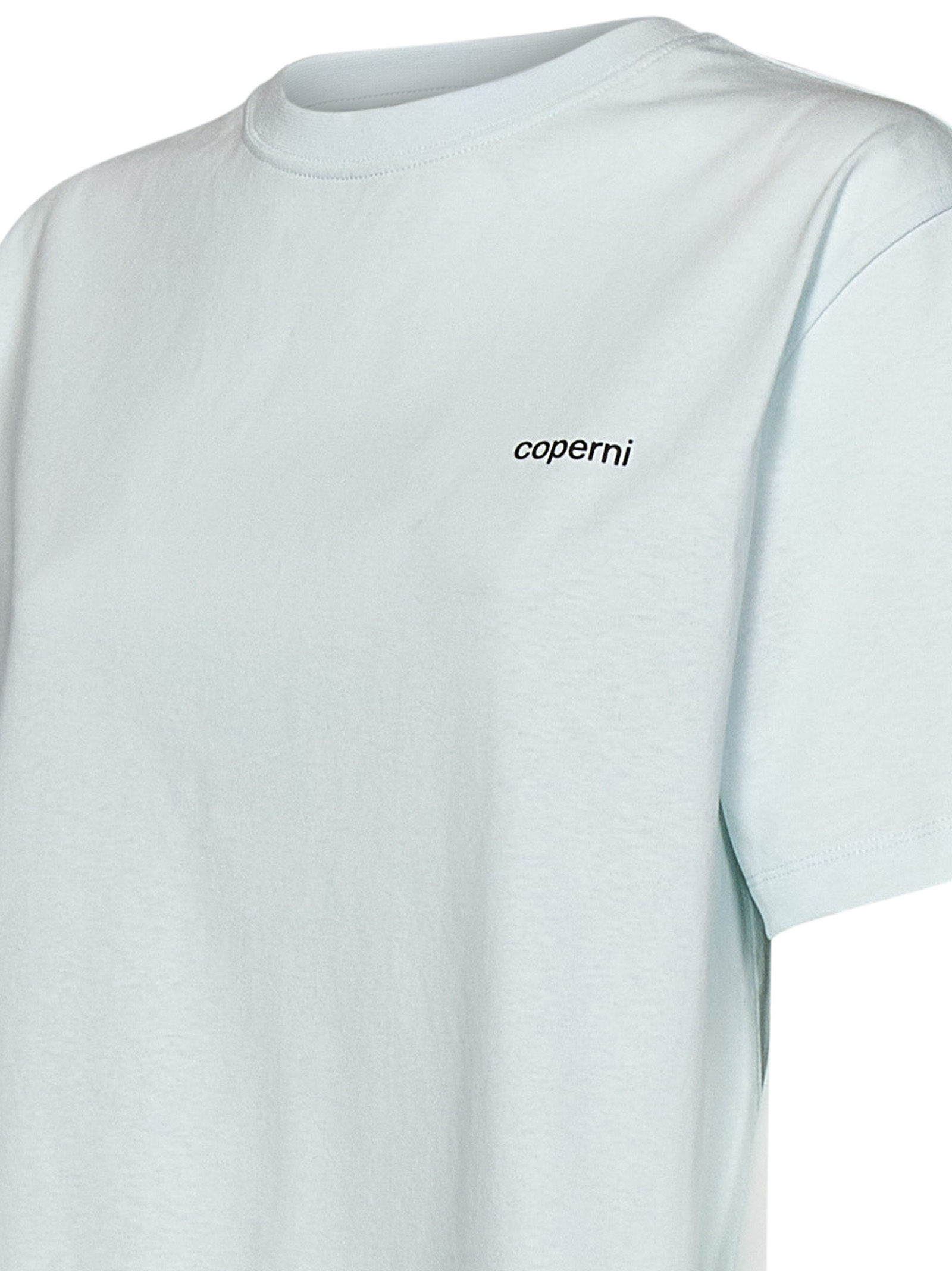Coperni Rib Round-neck T-shirt In White