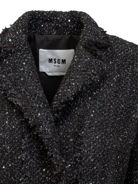 Msgm Coats & Jackets In Black