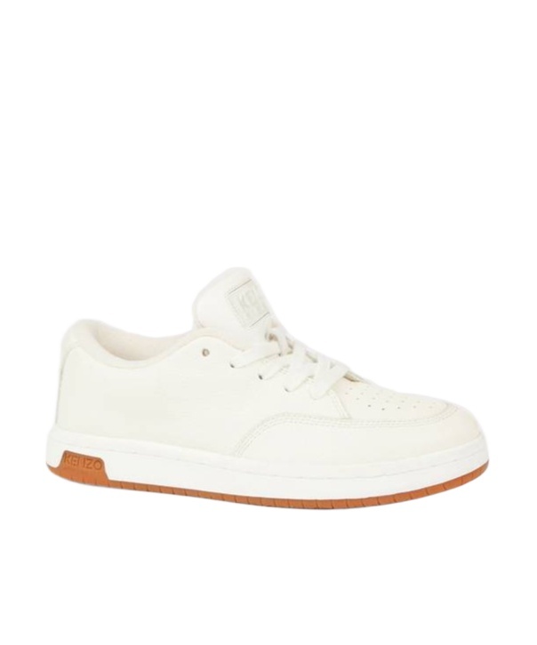 Kenzo Low Upper Board Shoes Decorated With Logo In White