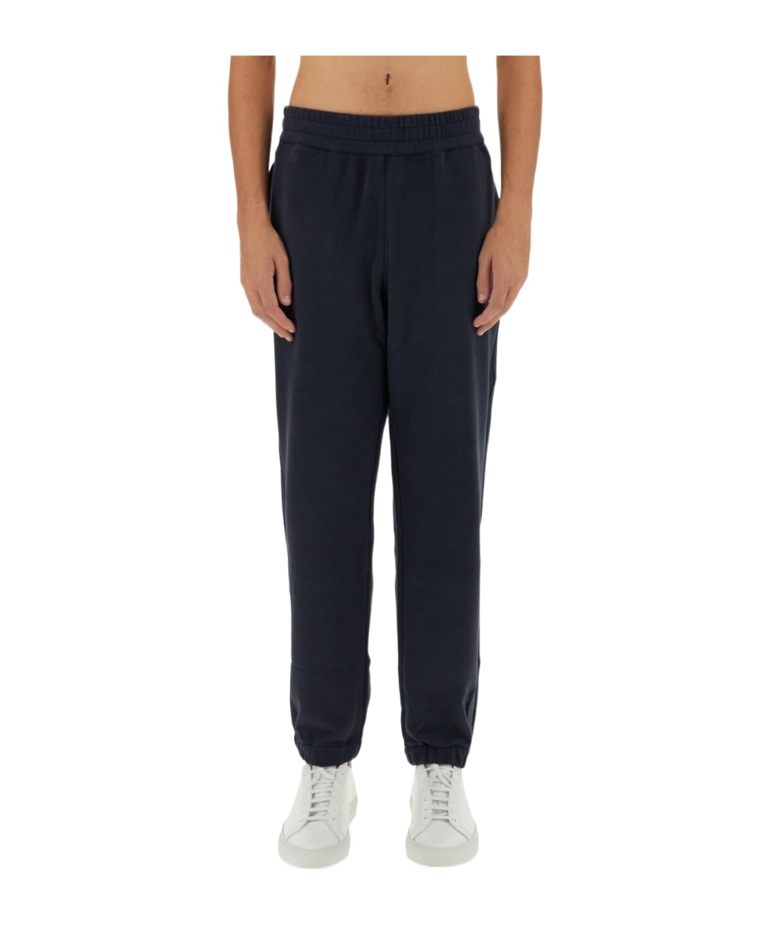Zegna Jogging Pants With Subtle Logo Detail In Black