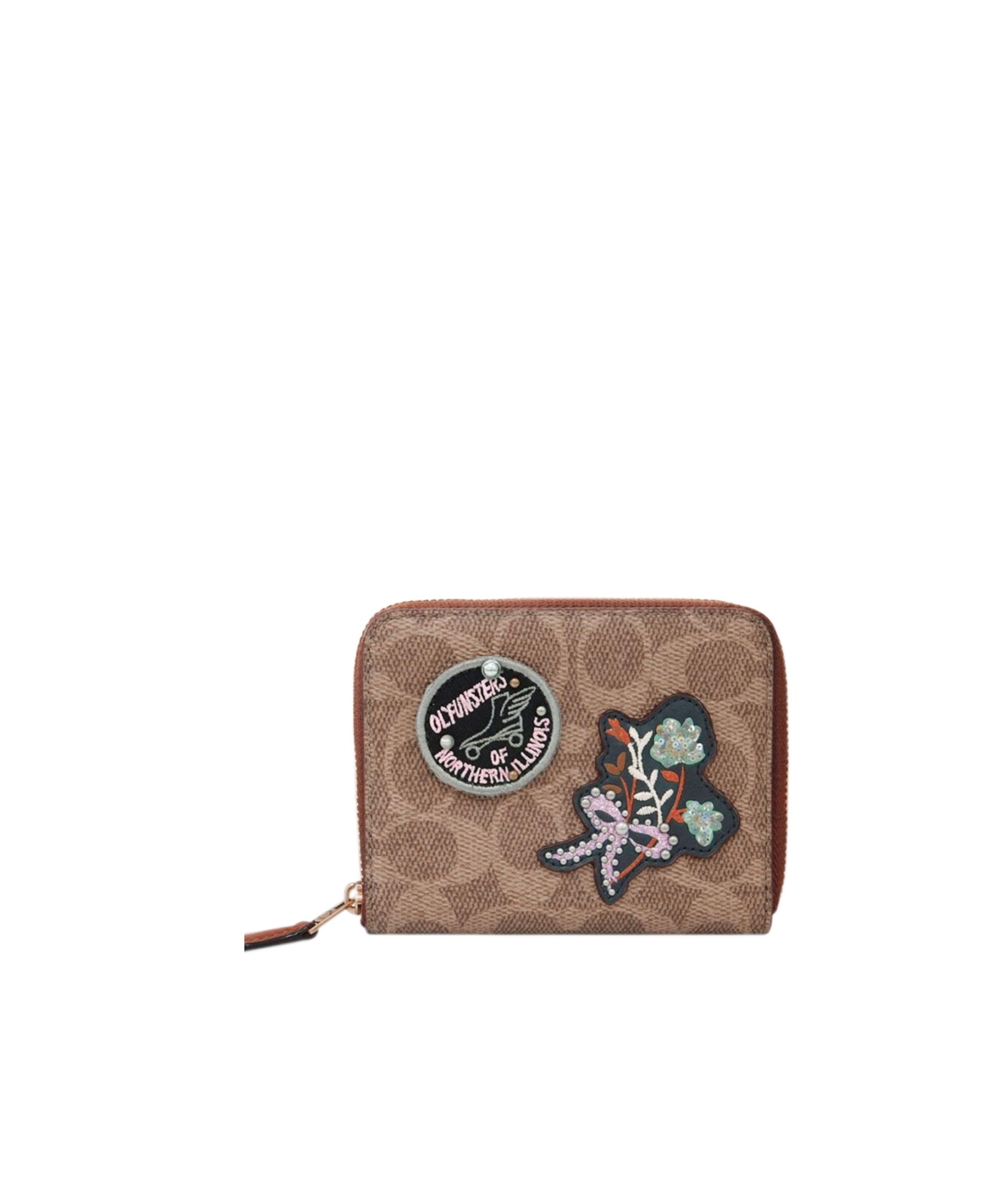 Coach Logo Wallet In Brown