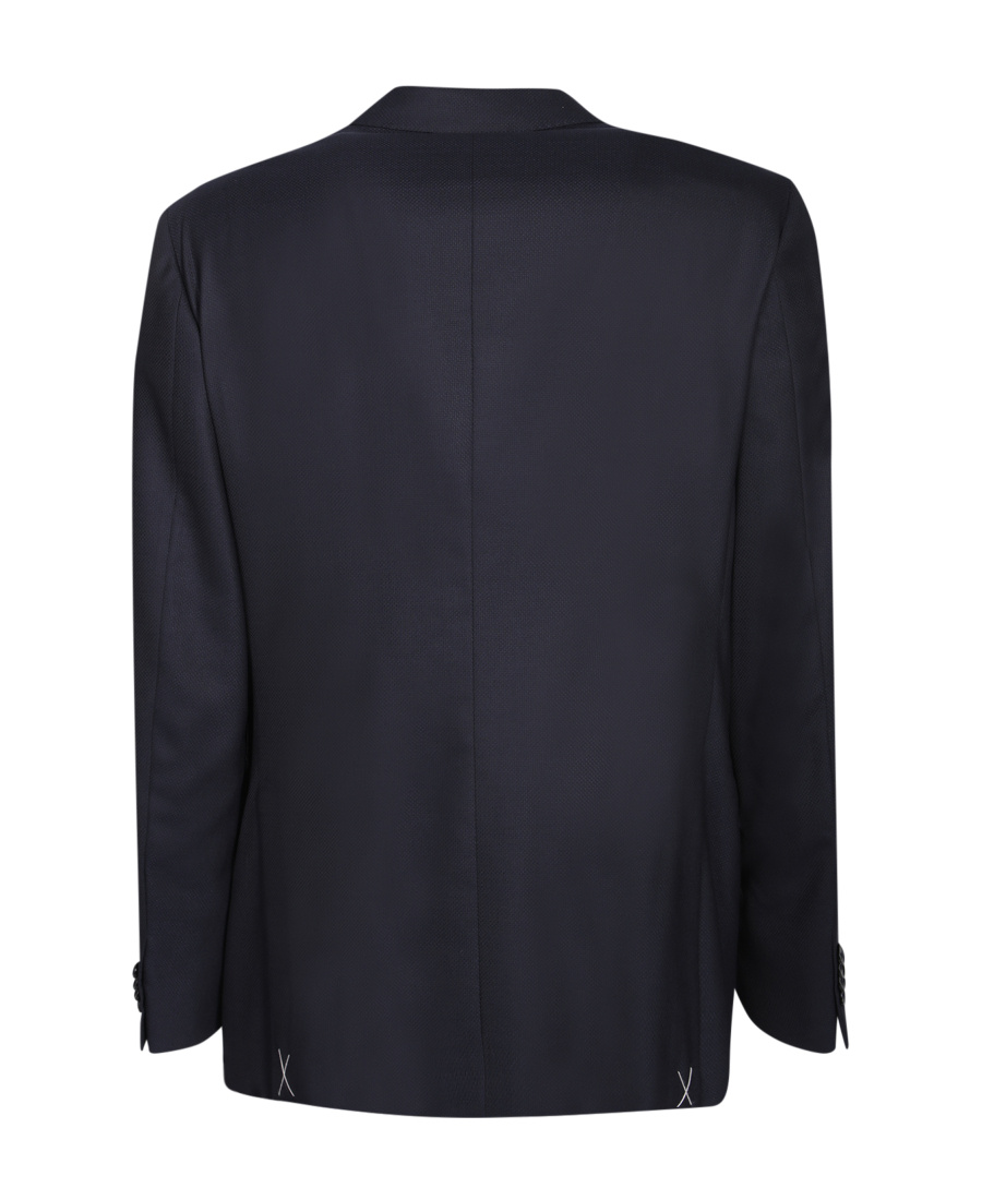 Shop Zegna Single-breasted Straight Hem Blazer In Black