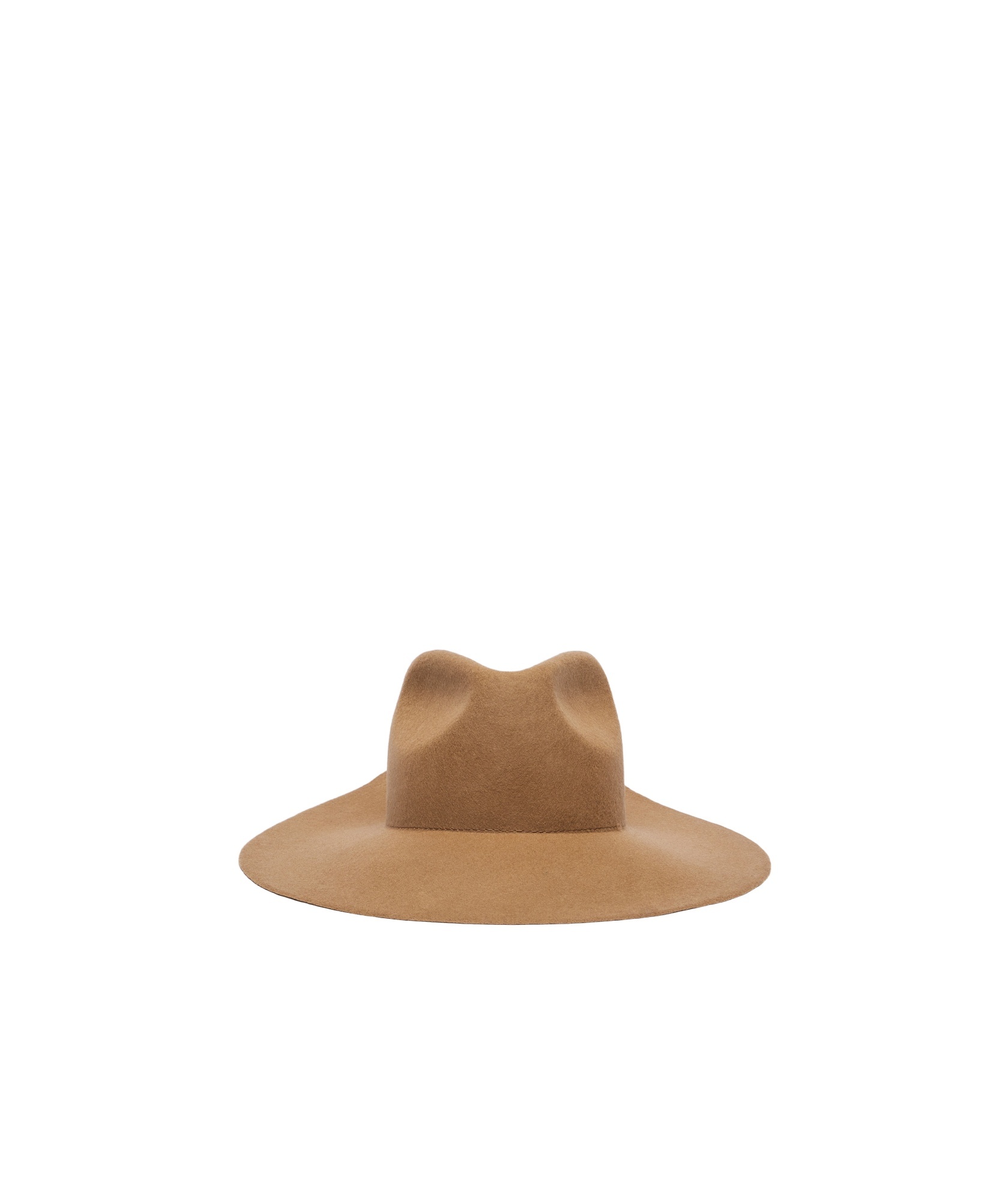 Max Mara Wool Felt Hat In Brown