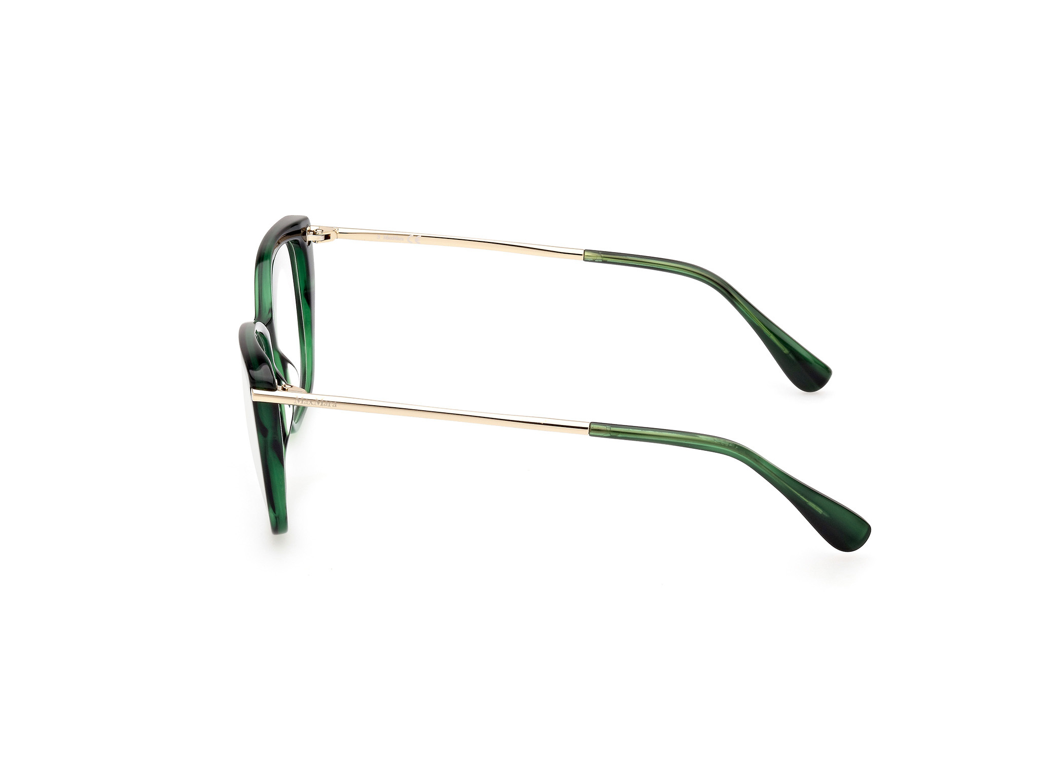 Max Mara Logo Plain Glasses In Green