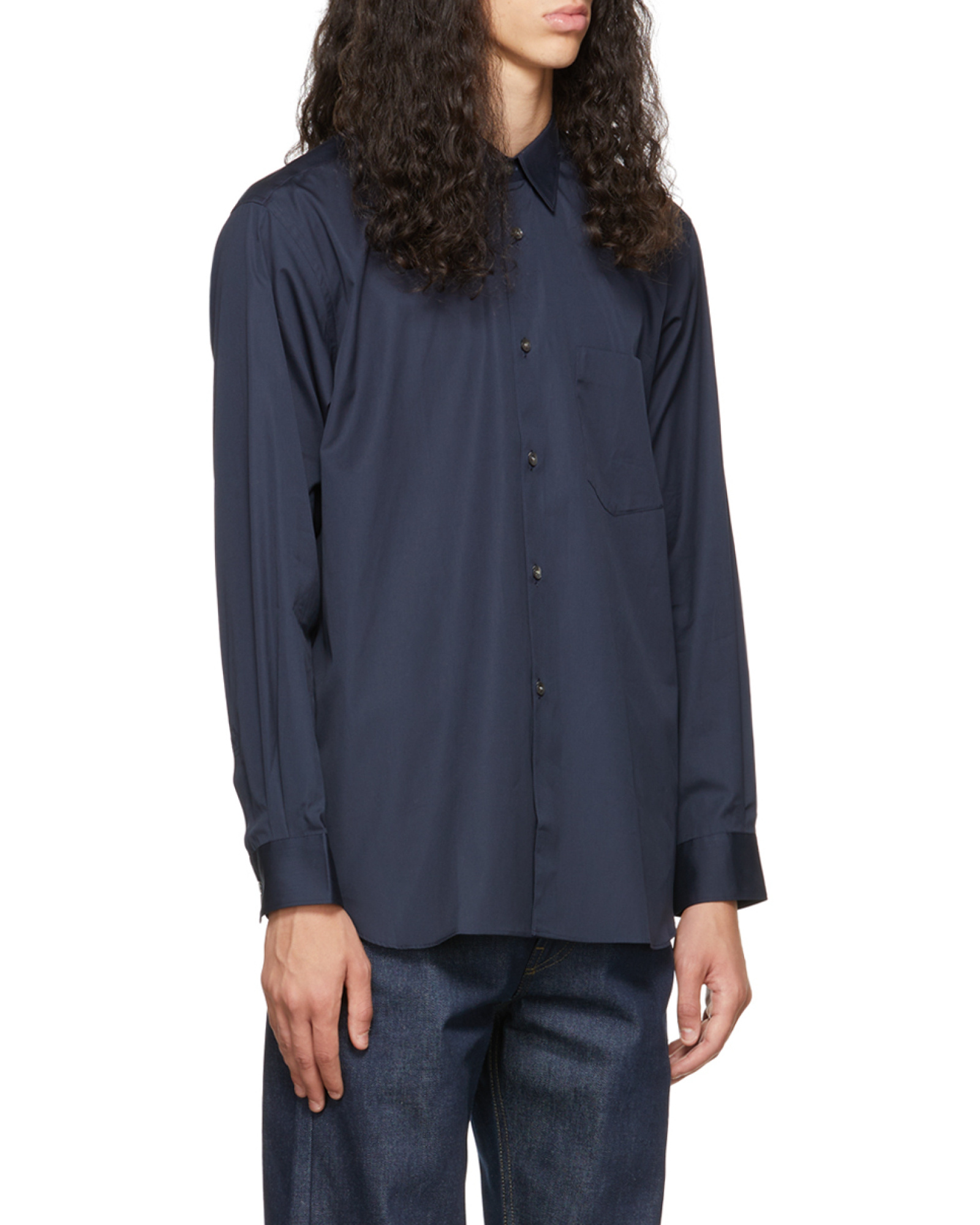 Comme Des Garçons Long-sleeve Cotton Shirt