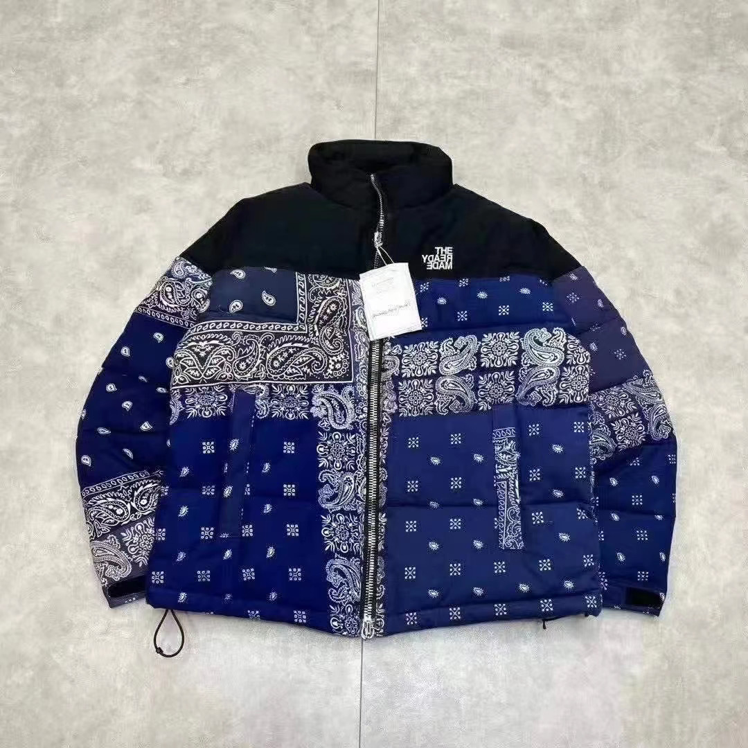 READYMADE BANDANA-PRINT PUFFER JACKET