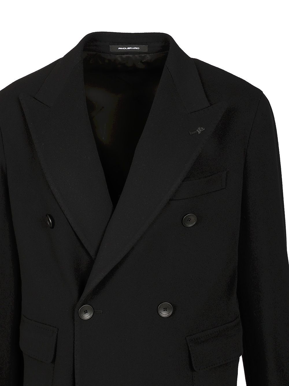 Tagliatore Cappotto 2 Petti Sfoderato Londra Grigio 90 Lana 10 Cachemire Coats Black In Black