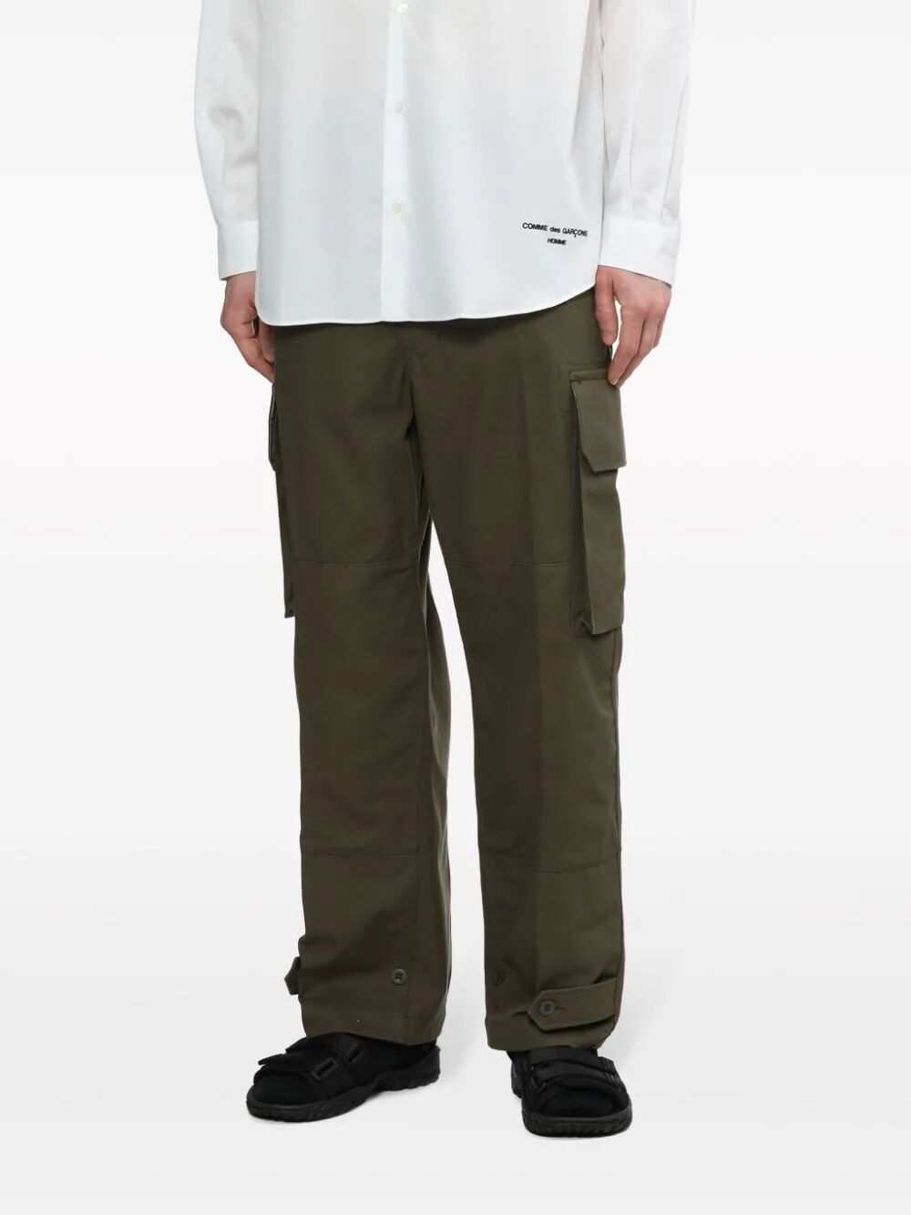 Comme Des Garçons Multi-pocket Casual Pants In Black
