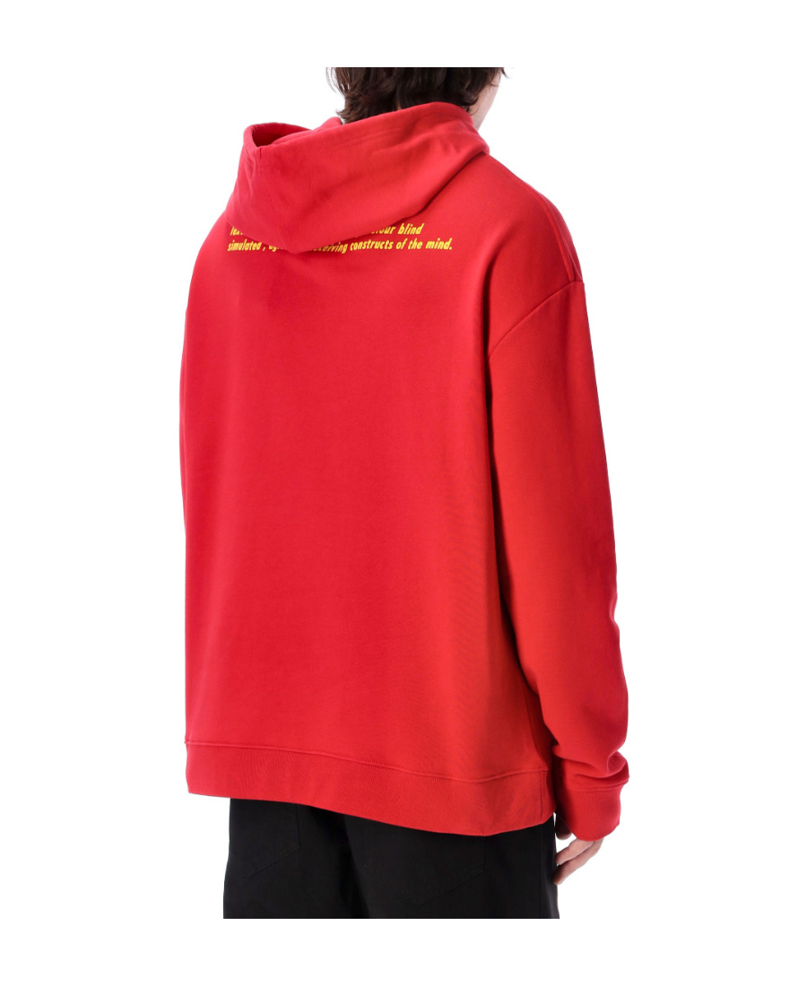 Raf Simons Men's Sweatshirt With Logo In Red