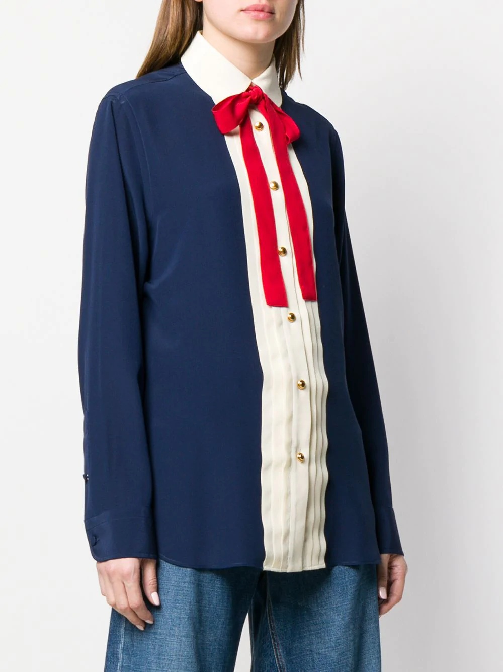 Gucci Button-up Shirt In Blue