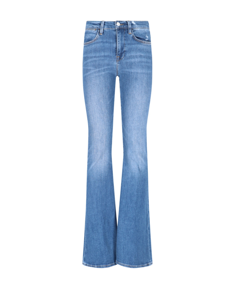 FRAME LE HIGH FLARED JEANS