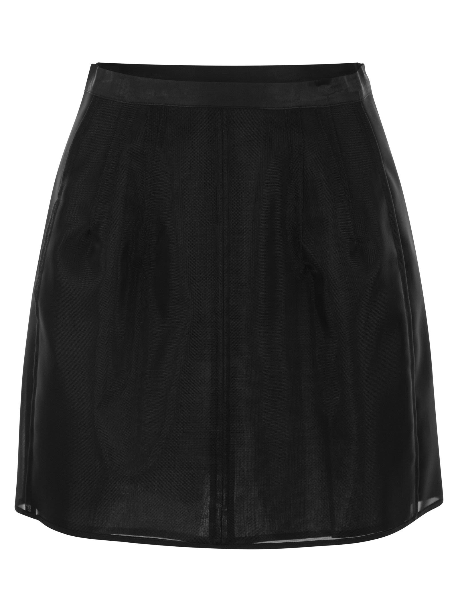 Sportmax Colomba Dress In Double Cotton Fabric In Black