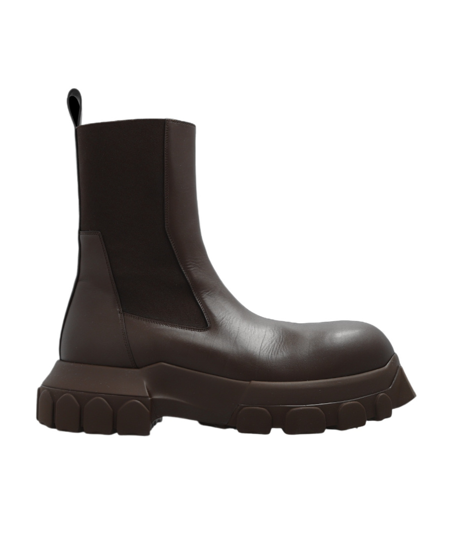 Rick Owens Edfu Track Boots In Black