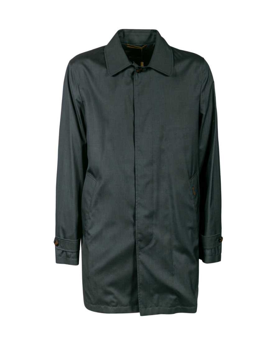 Moorer Vittor-go Wool-silk Overcoat In Black