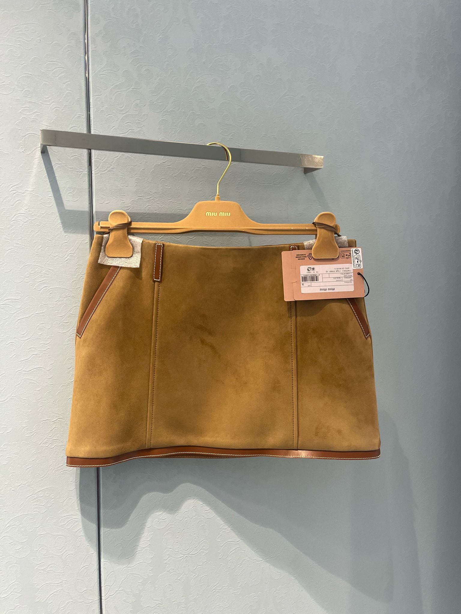 Miu Miu Suede Skirt
