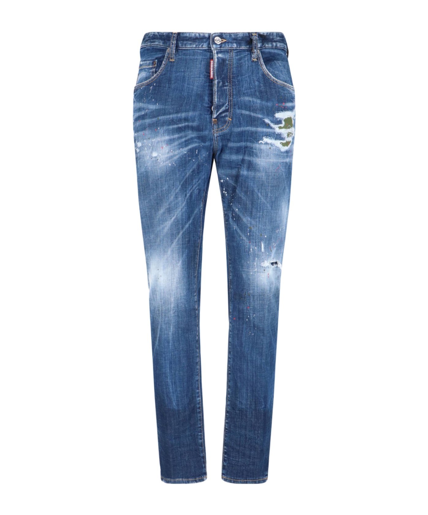 Dsquared2 Skater Jean Jeans Featuring Distressed Detailing In Blue