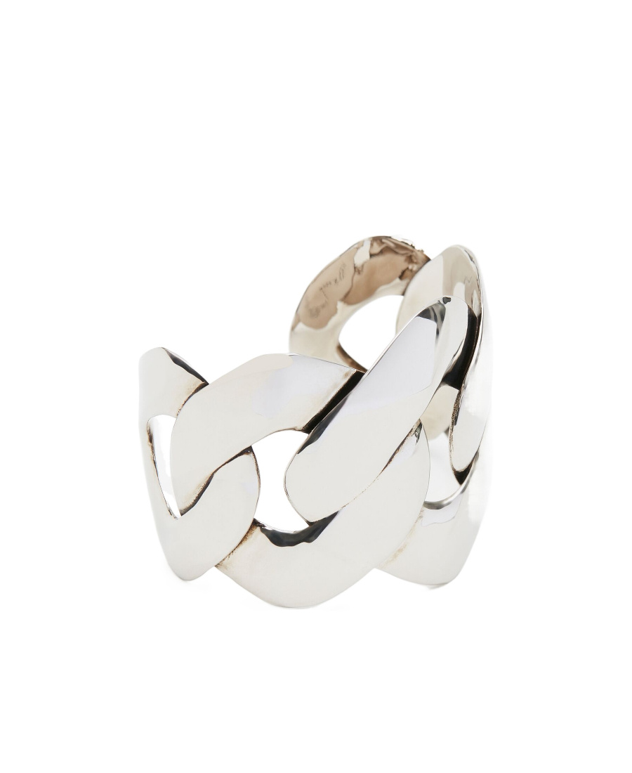 Alexander Mcqueen Chain Cuff Earring In White