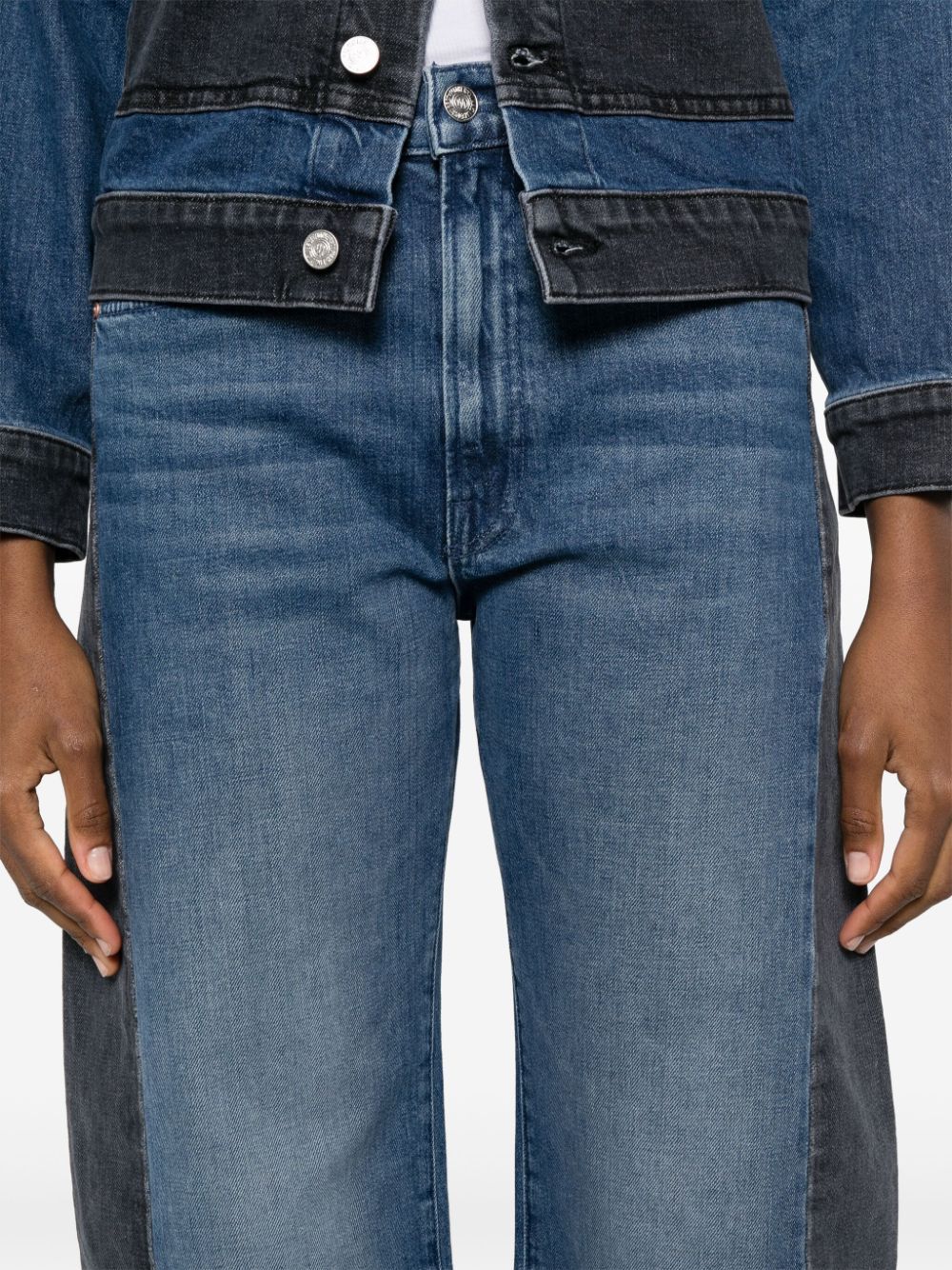 Mother Belt-loop Jeans In Blue