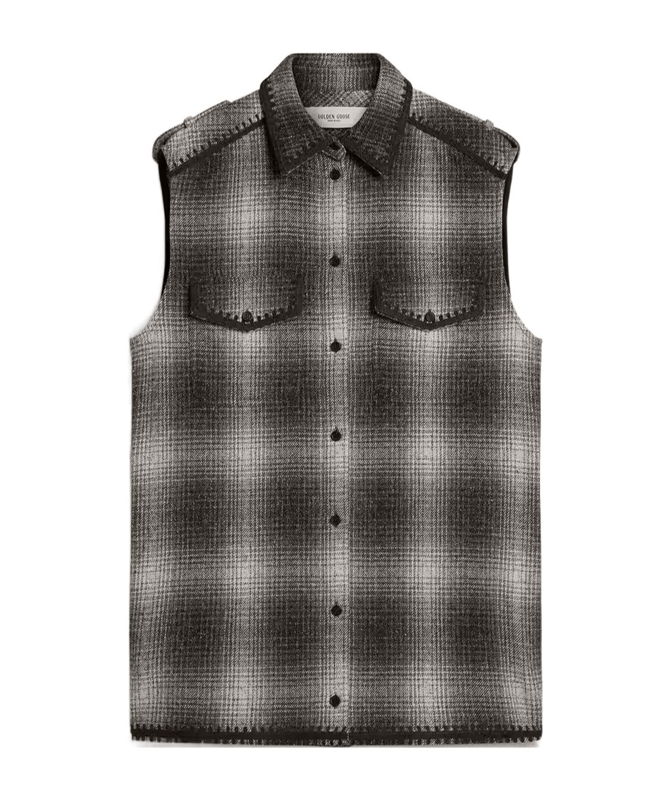 Golden Goose Wool Dress In Gray