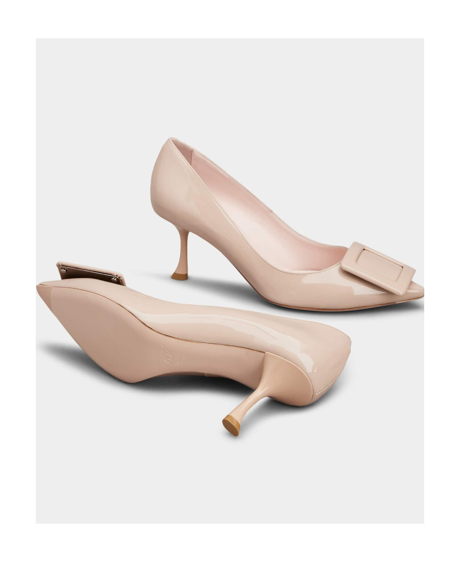 Roger Vivier Viv In The City Pumps In Nude