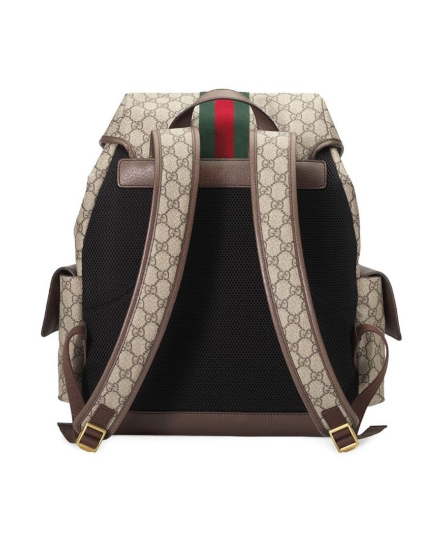 Gucci Ophidia Gg Medium Backpack In Nude