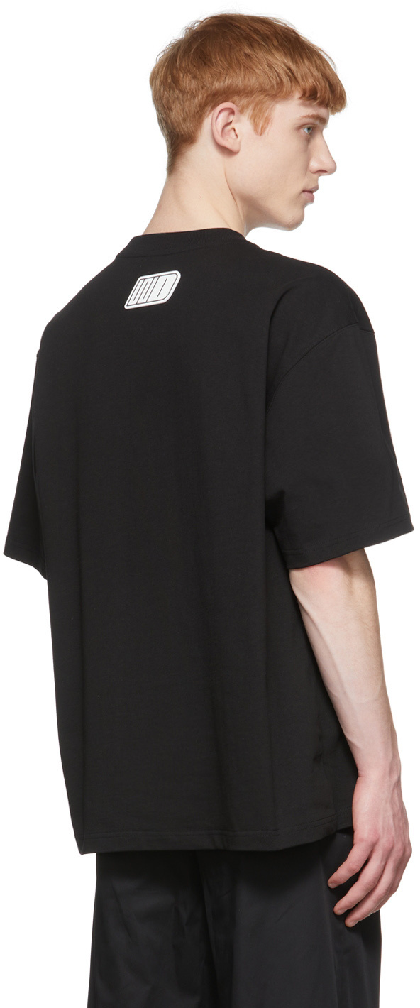 We11 Done Stud-logo Short-sleeved T-shirt In Black