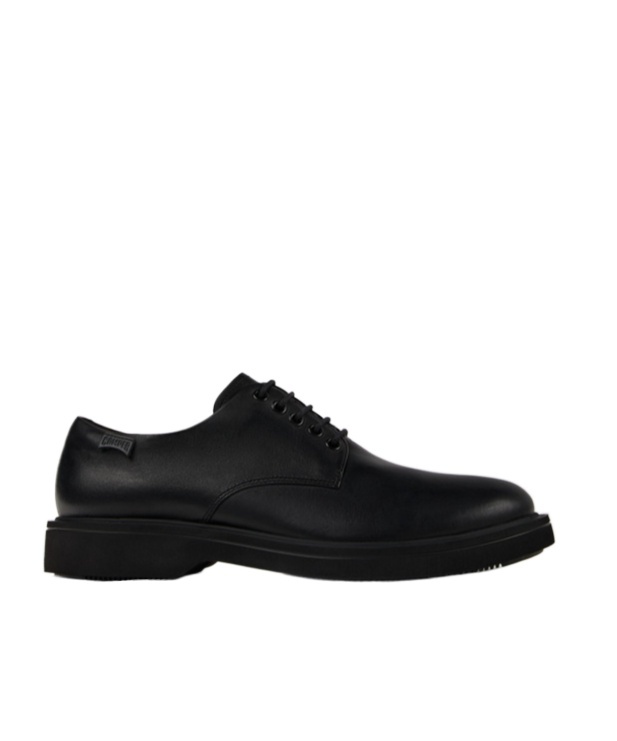 Camper Pix Plain Toe Derby In Black
