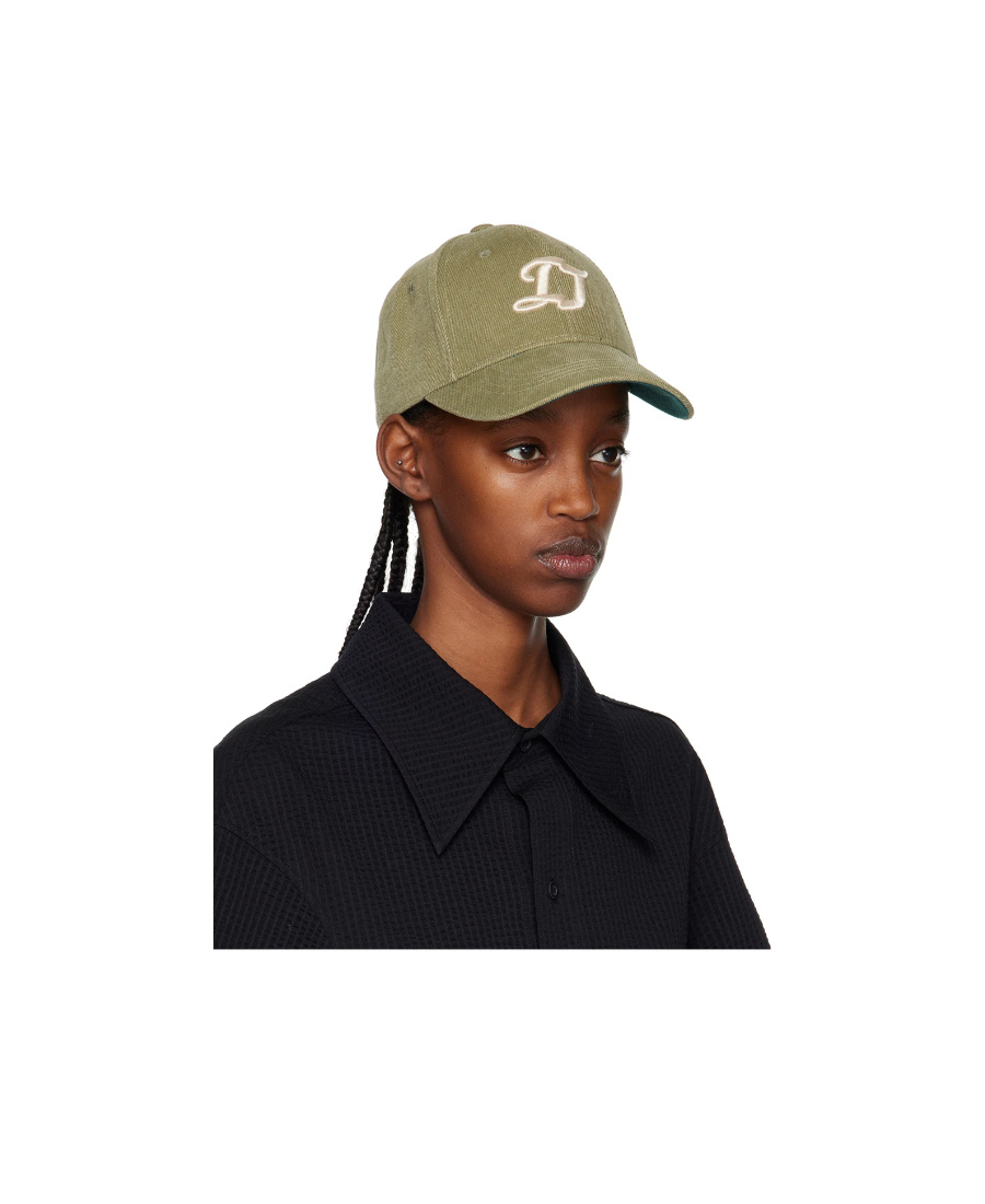 Ader Error Cursive Trs Baseball Cap In Blue