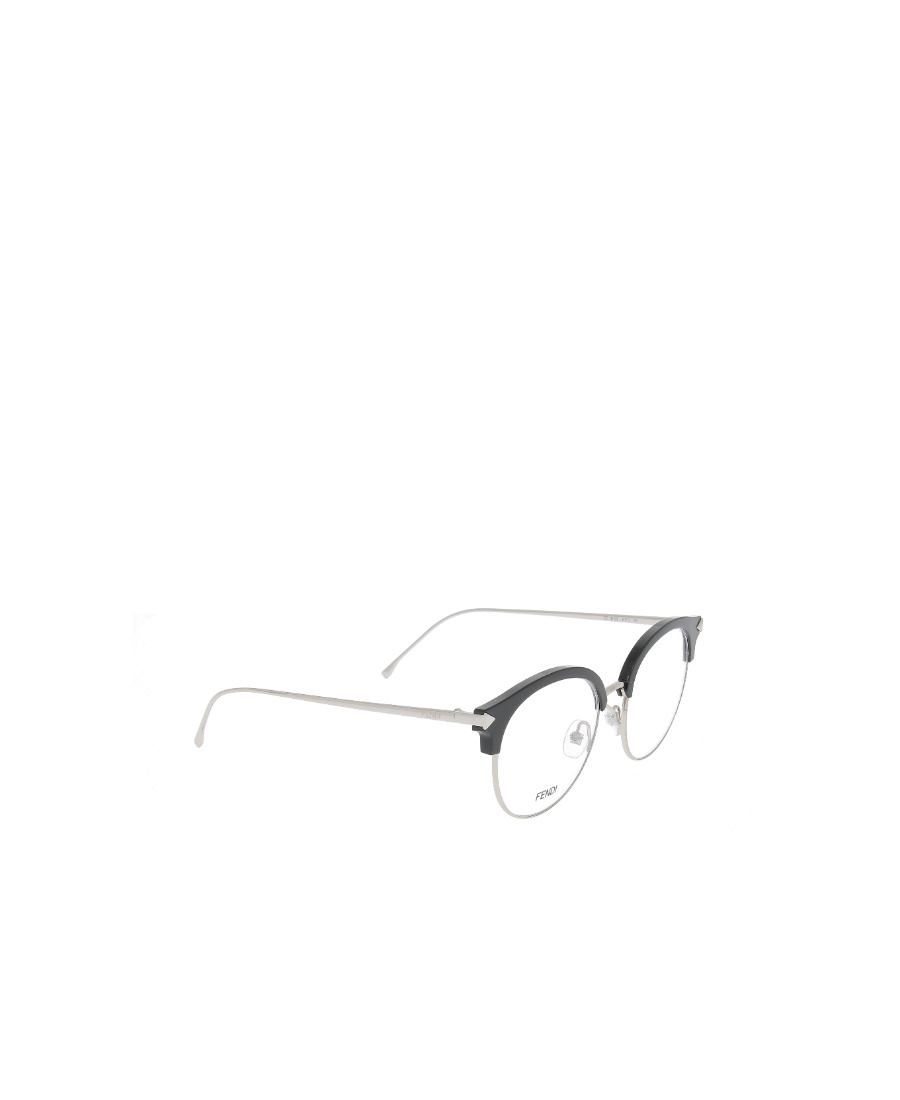 Fendi Eyewear Round Frame Glasses In White