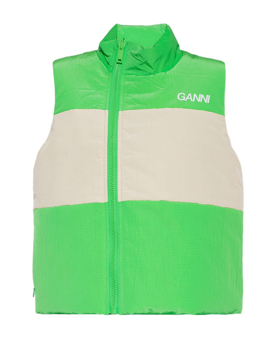 GANNI LIGHT TECH PUFFER REVERSIBLE VEST