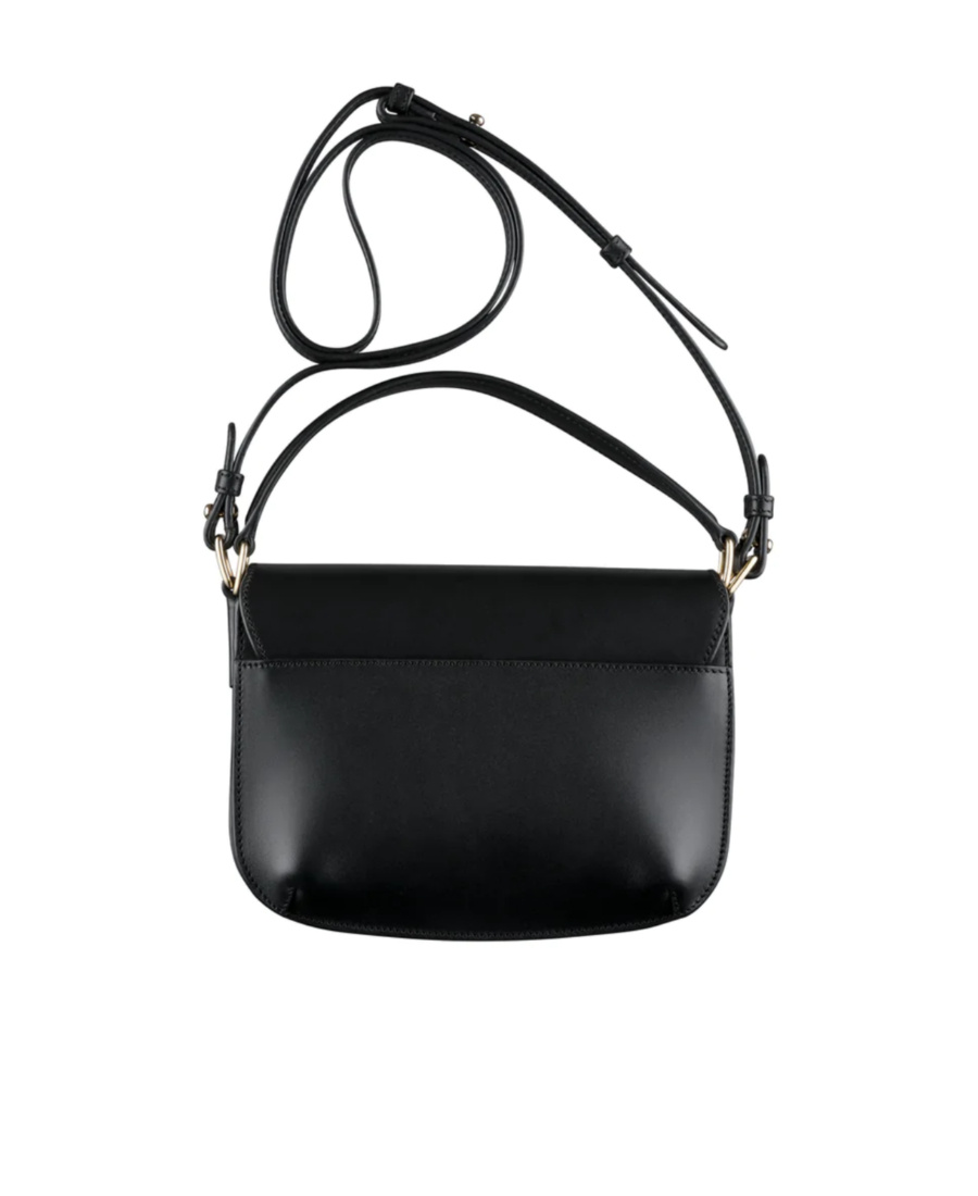 APC SARAH LEATHER SHOULDER BAG