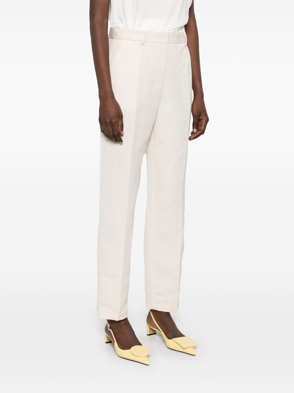 Jacquemus White Slim Fit Pant