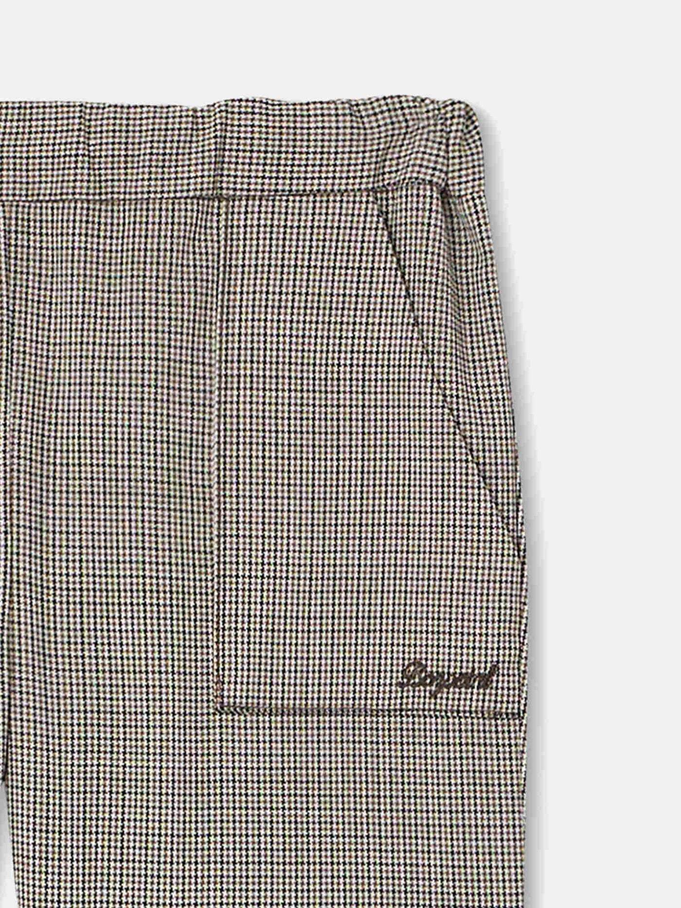 Bonpoint Plaid Trousers In Gray