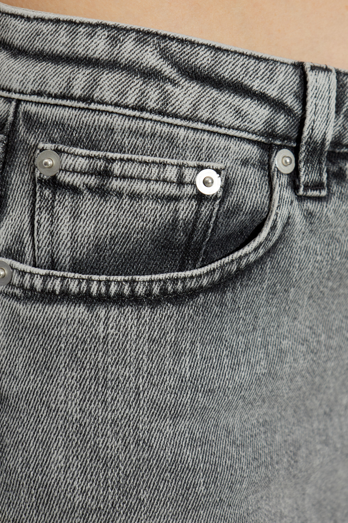Fabiana Filippi Belt-loop Jeans In Gray