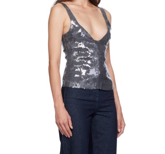 16arlington Devereau Sequin-embellished Top