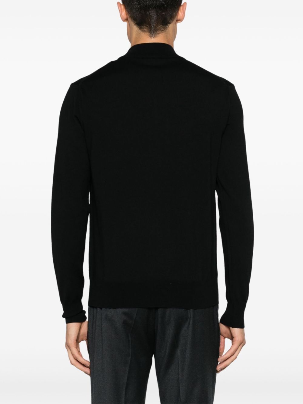 ALTEA MOCK-NECK WOOL SWEATER 