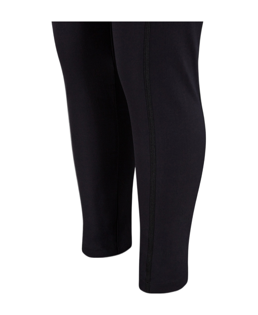 Moncler Logo-patch Leggings In Black