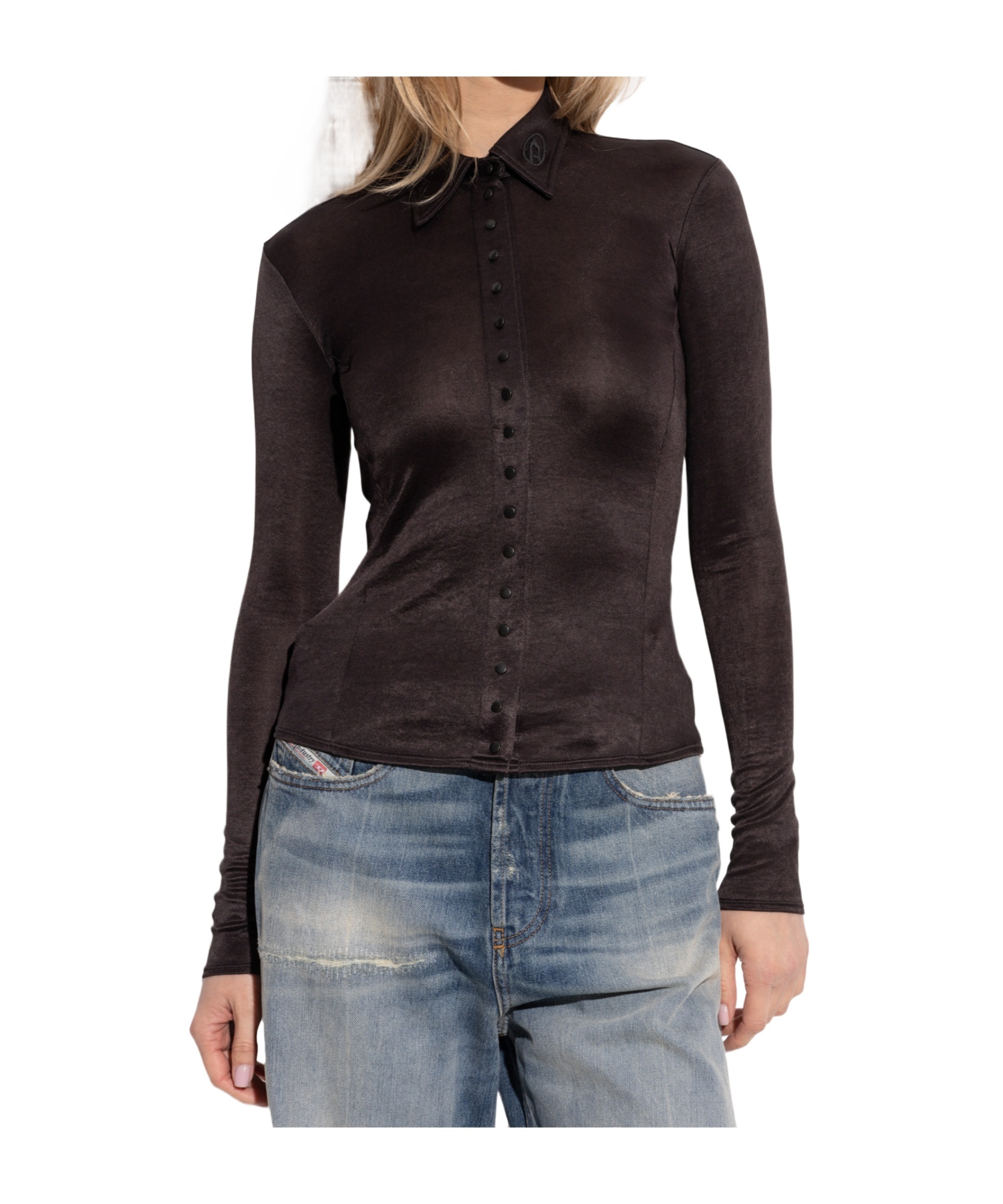 Diesel C-elaia Shirt In Black
