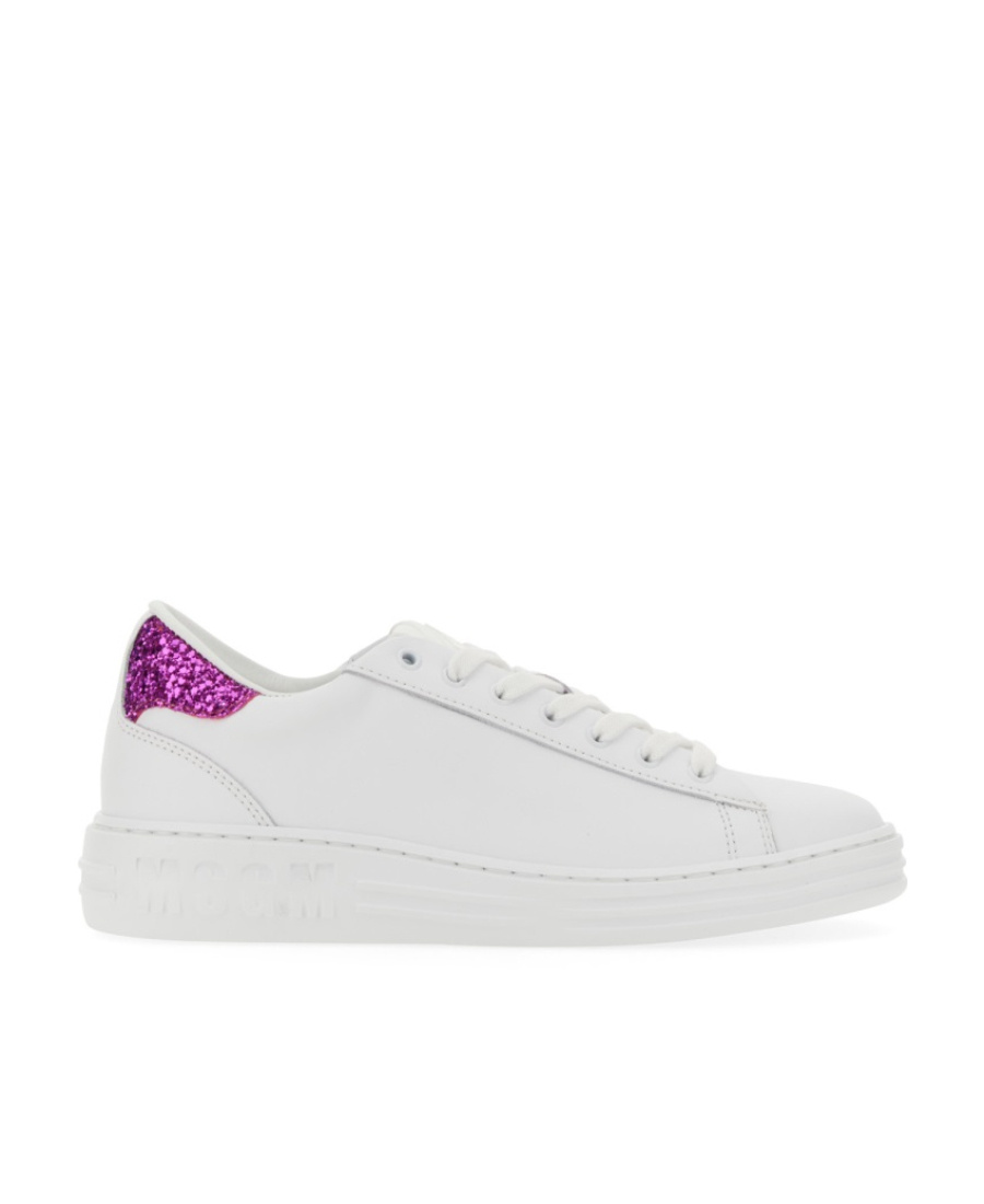Msgm Iconic Cupsole Sneaker In White