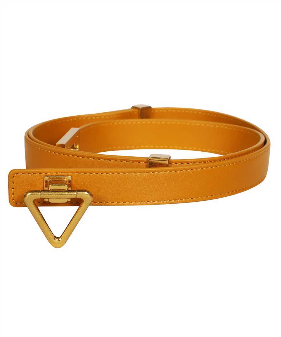 Bottega Veneta Snap Belt In Orange